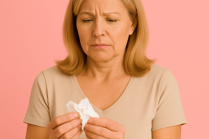 Spotting When Wiping During Perimenopause: What’s Normal & When to Worry